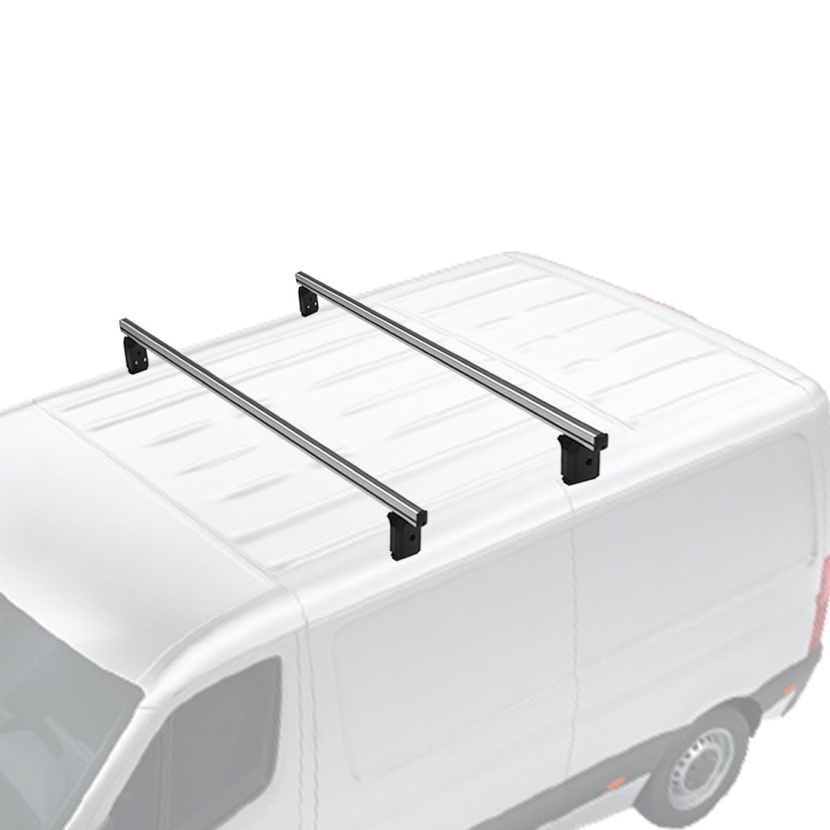 Ford Transit Connect Roof Rack Cross Bars - Omac - Professional - Gray - '10-'13 Ford Transit Connect Roof Rack Cross Bars - Omac - Professional - Gray - '10-'13